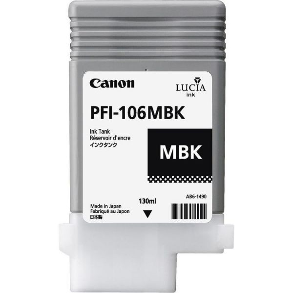 Canon PFI106MBK Cartus Cerneala Matte Black ORIGINAL