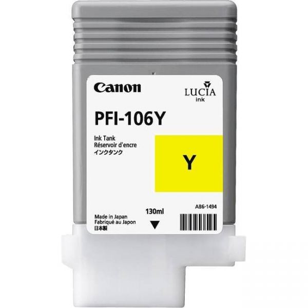 Canon PFI106Y Cartus Cerneala Yellow ORIGINAL