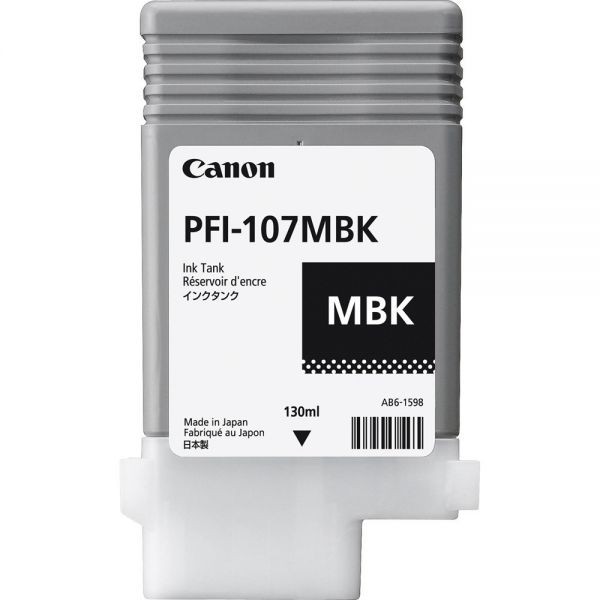 Canon PFI107MBK Cartus Cerneala Matte Black ORIGINAL