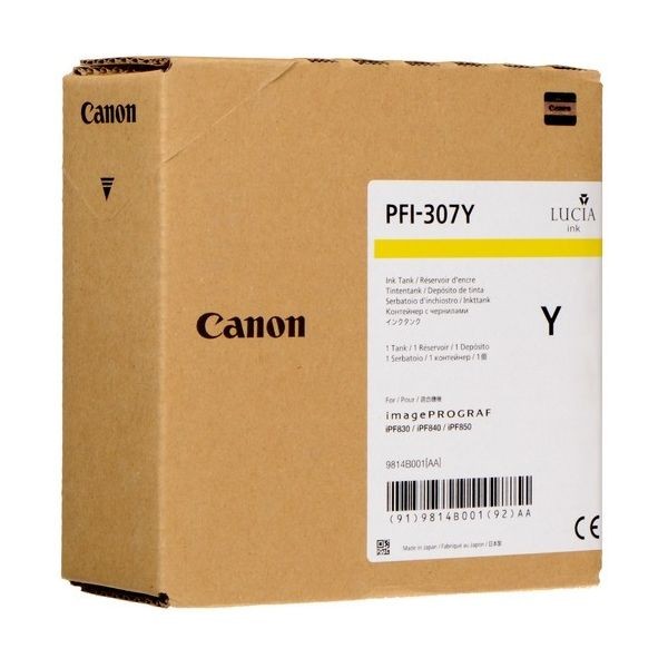 Canon PFI307Y Cartus Cerneala Yellow ORIGINAL