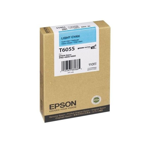 Epson C13T605500 Cartus Cerneala Light Cyan ORIGINAL T6055