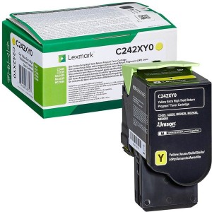 Lexmark C242XY0 Cartus Toner Yellow ORIGINAL