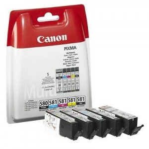Canon PGI580MULTI Cartus Cerneala Black,Color Pack ORIGINAL PGI580+CLI581