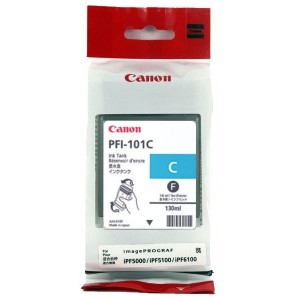 Canon PFI101C Cartus Cerneala Cyan ORIGINAL