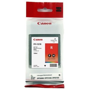 Canon PFI101R Cartus Cerneala Red ORIGINAL