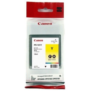 Canon PFI101Y Cartus Cerneala Yellow ORIGINAL