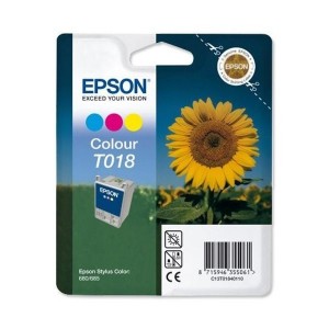 Epson C13T01840110 Cartus Cerneala Color ORIGINAL T018