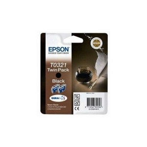 Epson C13T03214210 Cartus Cerneala Twin Pack Black ORIGINAL 2xT0321