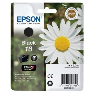 Epson C13T18014010 Cartus Cerneala Black ORIGINAL 18
