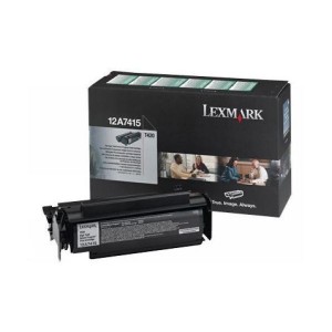 Lexmark 12A7415 Cartus Toner Black ORIGINAL